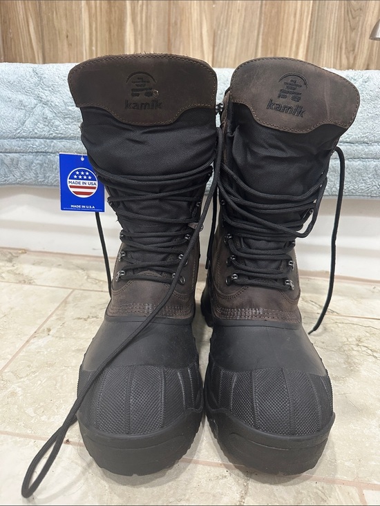 Kamik Other - Kamik Men's Cody Dark Brown and Black Waterproof Winter Boots
